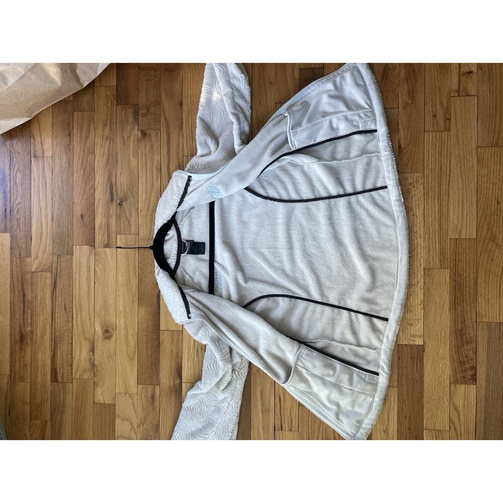 The Northface Swirl Beige Full Zip Oso Osito Long Sleeve Jacket Swirl XS - Picture 12 of 12